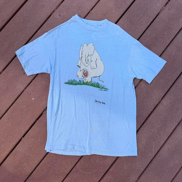 Vintage VTG 80’s The Far Size Gary Larson Single Stitch Graphic T-Shirt - Picture 3 of 6